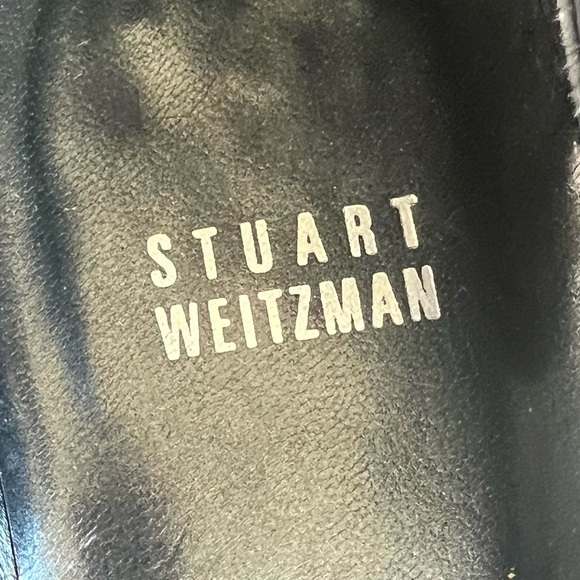 Stuart Weitzman Leather Pumps Size 10 Black Great Condition - Picture 5 of 11